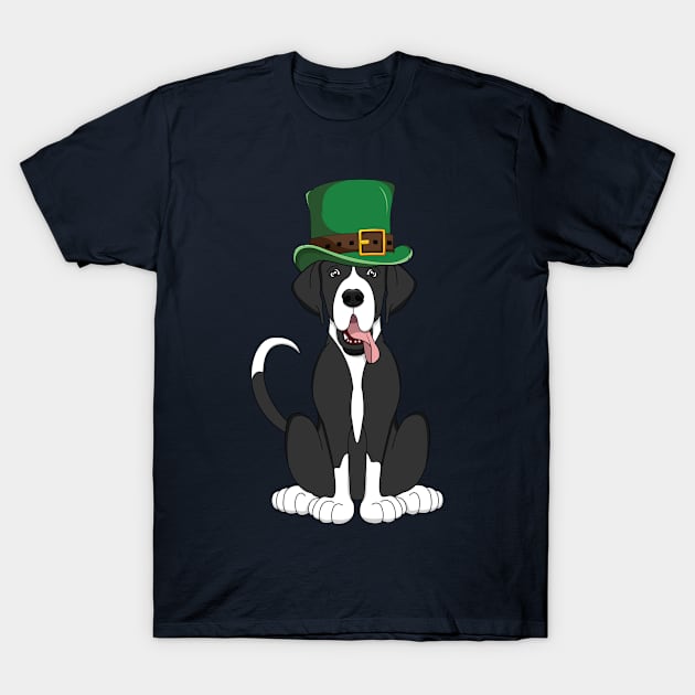 Mantle Great Dane St. Patricks Day T-Shirt Kids Women Dog T-Shirt by 14thFloorApparel